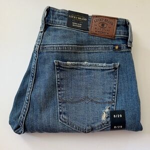 Lucky Brand Womens Mid Rise Sienna Boyfriend Jean Size 8